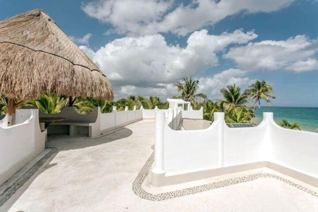 Luxury 5-Br Beachfront Home In Tulum Casa Sofia Gato 外观 照片