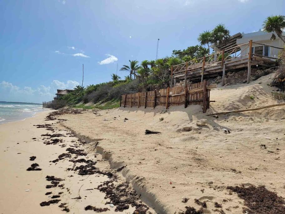 Luxury 5-Br Beachfront Home In Tulum Casa Sofia Gato 外观 照片