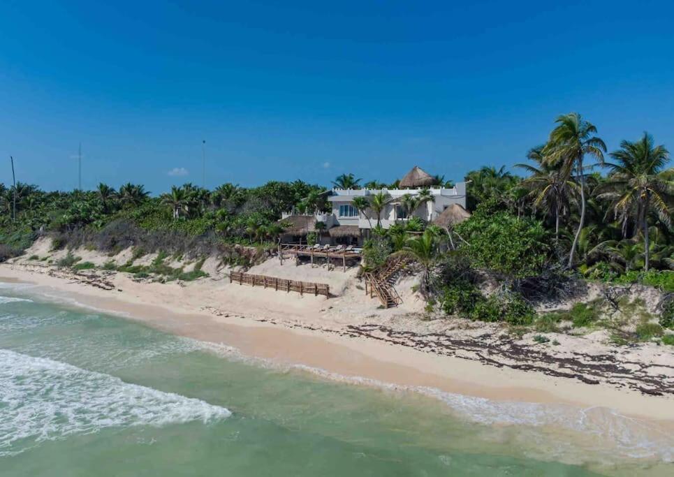 Luxury 5-Br Beachfront Home In Tulum Casa Sofia Gato 外观 照片