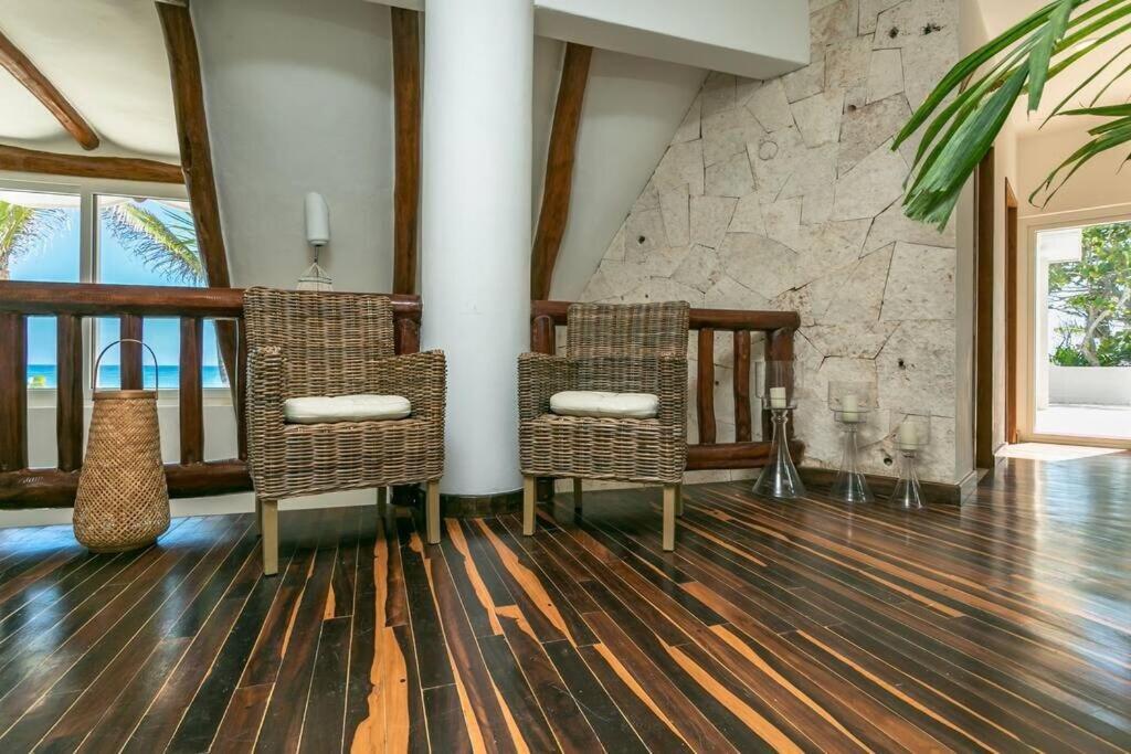 Luxury 5-Br Beachfront Home In Tulum Casa Sofia Gato 外观 照片