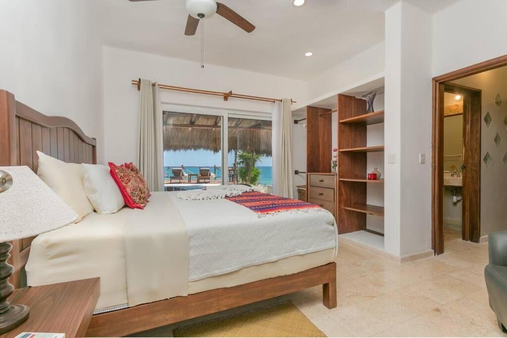 Luxury 5-Br Beachfront Home In Tulum Casa Sofia Gato 外观 照片