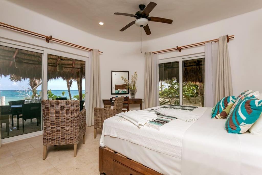 Luxury 5-Br Beachfront Home In Tulum Casa Sofia Gato 外观 照片