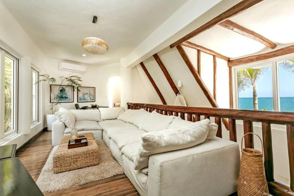 Luxury 5-Br Beachfront Home In Tulum Casa Sofia Gato 外观 照片