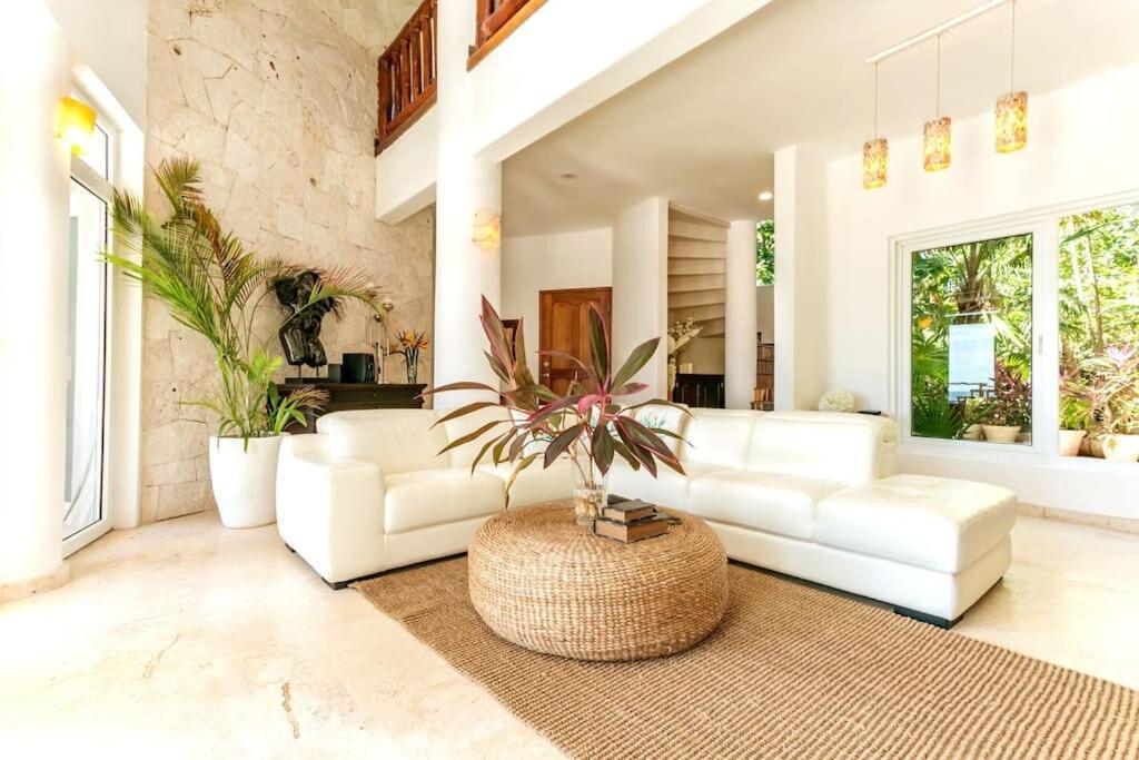 Luxury 5-Br Beachfront Home In Tulum Casa Sofia Gato 外观 照片