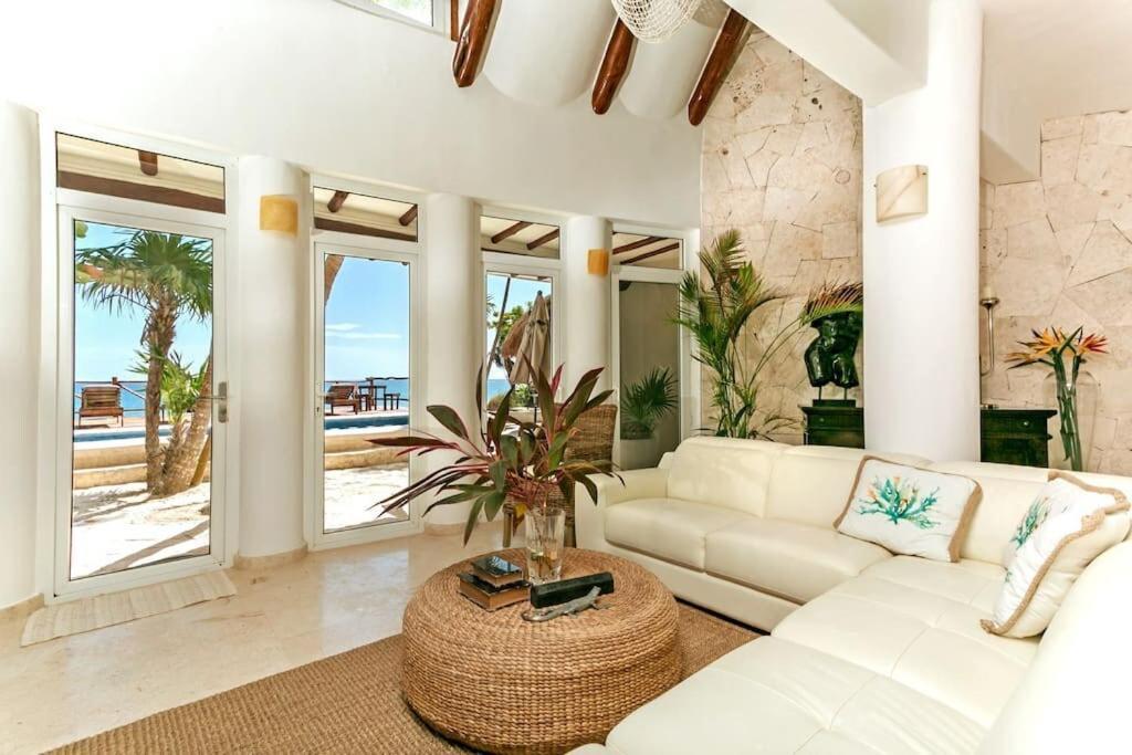 Luxury 5-Br Beachfront Home In Tulum Casa Sofia Gato 外观 照片