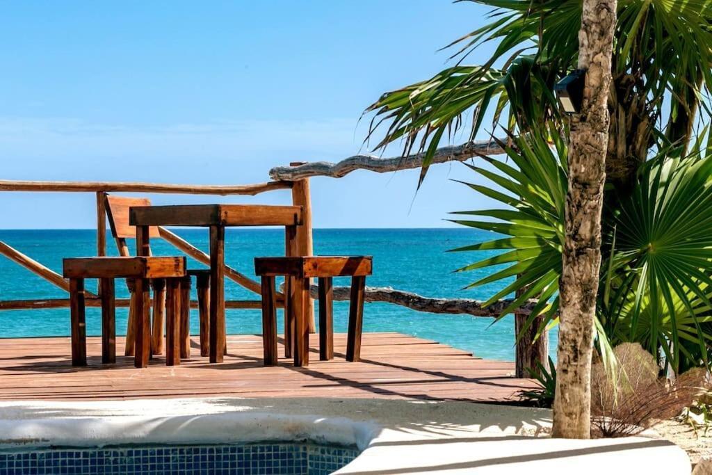 Luxury 5-Br Beachfront Home In Tulum Casa Sofia Gato 外观 照片