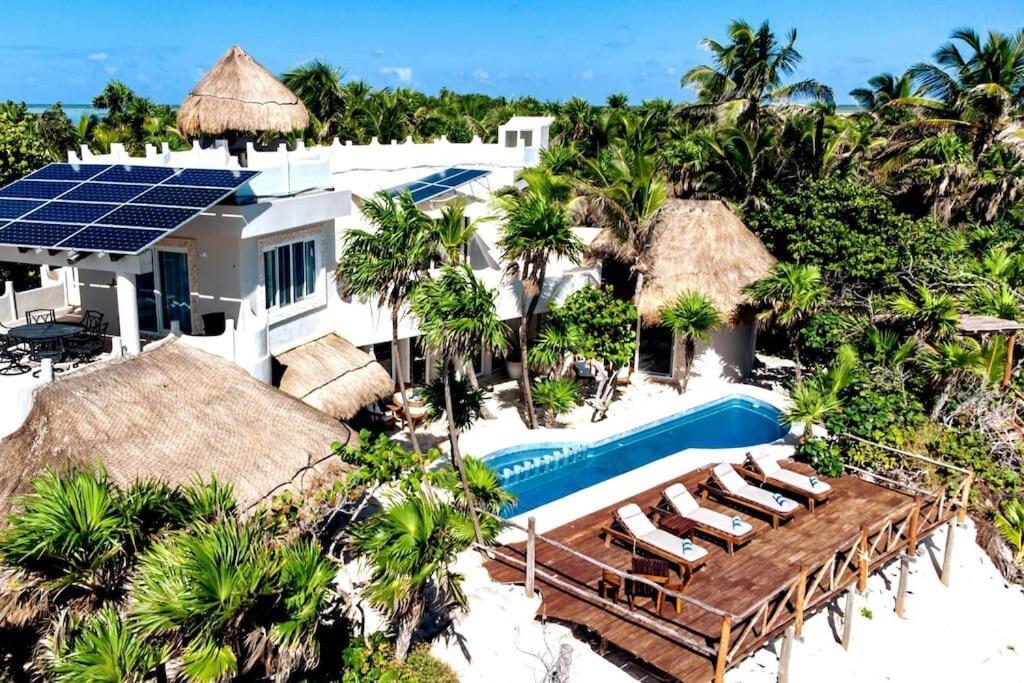 Luxury 5-Br Beachfront Home In Tulum Casa Sofia Gato 外观 照片
